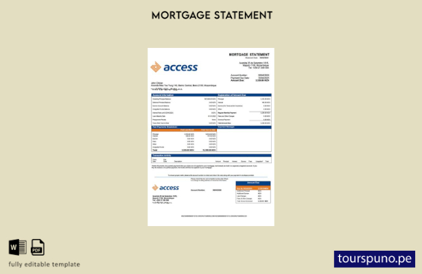 listo para imprimir Mozambique Access Bank Mozambique extracto de hipoteca Plant